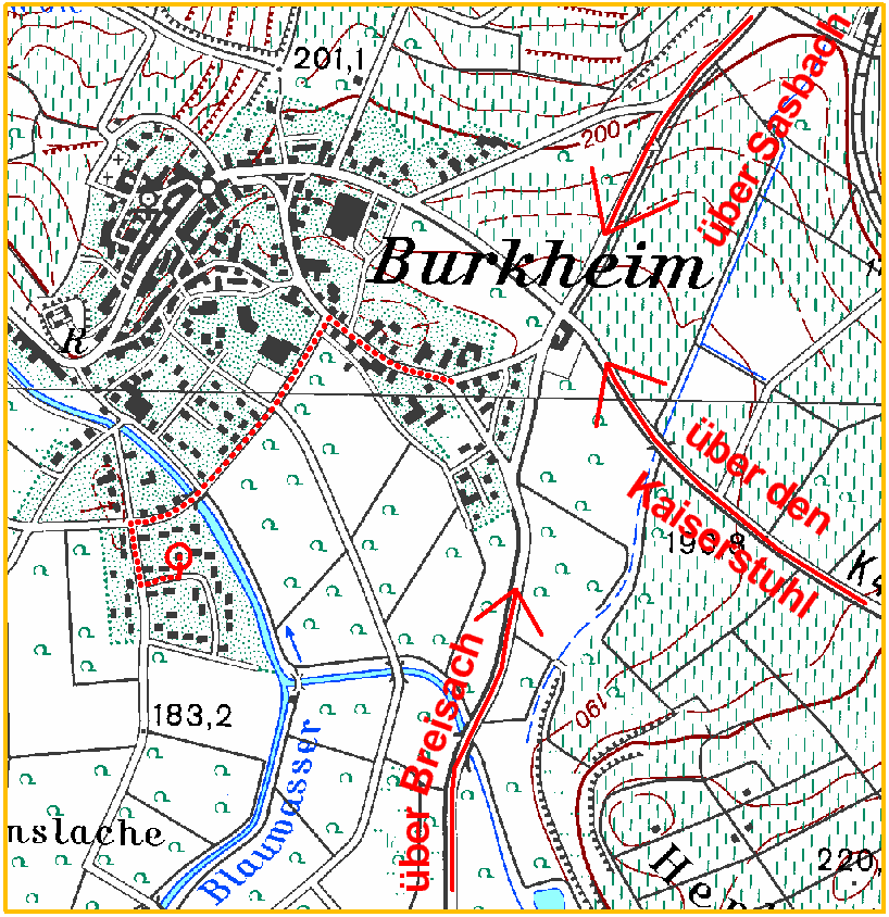 Unser Standort in  Burkheim